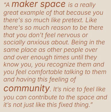 Community space left