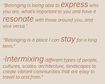 Belonging quote left